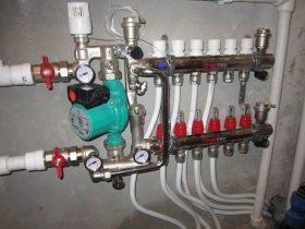Монтаж гребенки отопления в Электростали